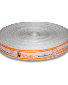 Egg belt  75mm white PP per rm woven